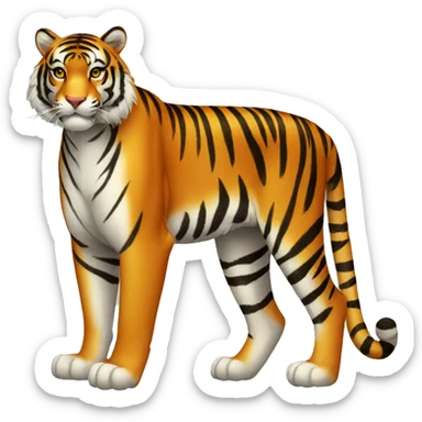 Tiger fullbody sticker
