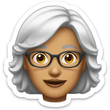 forty years old lady sticker