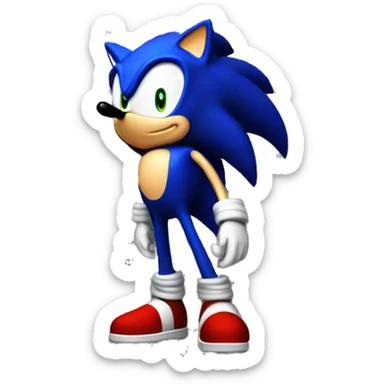 Sonic CD sticker