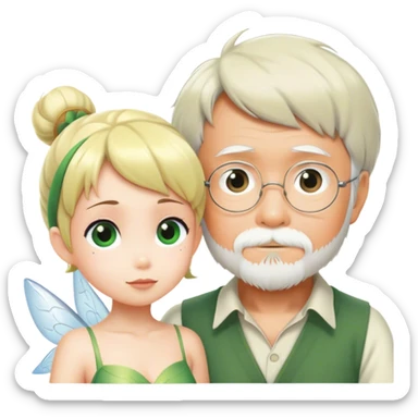 Hayao Miyazaki and Tinker Bell sticker