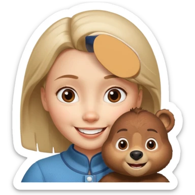 Masha and Bear sticker