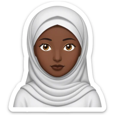 Muslim woman sticker