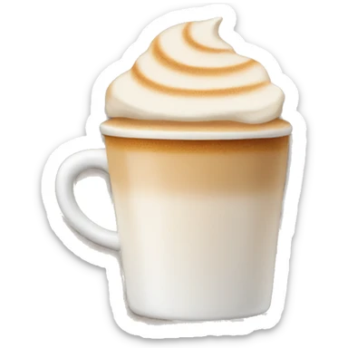 Café latte sticker