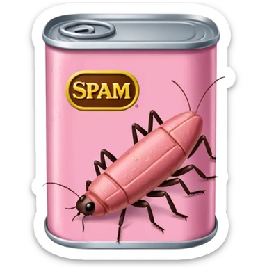 SPAM MEAT CRICKET sticker