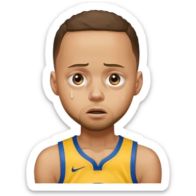 Stephen curry crying sticker
