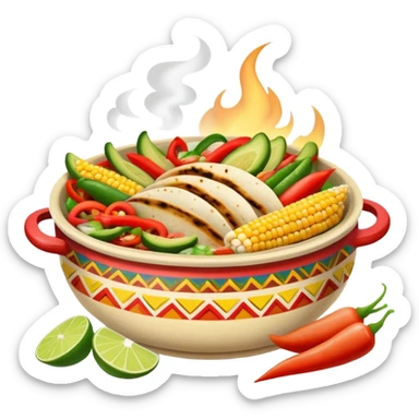 fajita bowl  sticker