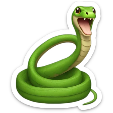 A snake in a canon sticker
