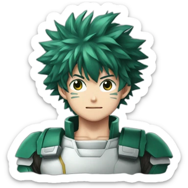 izuku midoriya sticker