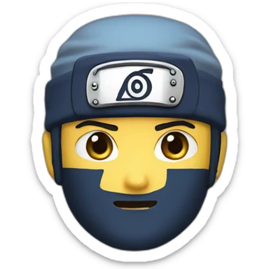 Naruto en train de faire un malaise sticker