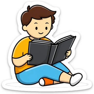 Currently reading sticker