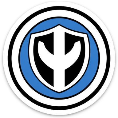 inter milan logo sticker