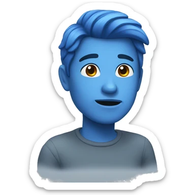 Feeling Blue sticker