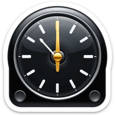 volume dial, straight on view sticker