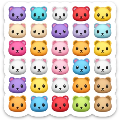 Plushies sticker