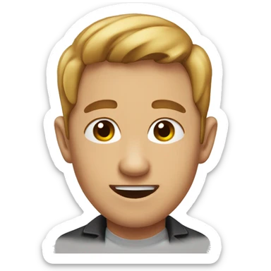 One ear slappy sticker