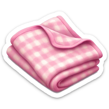 Cute pink blanket sticker