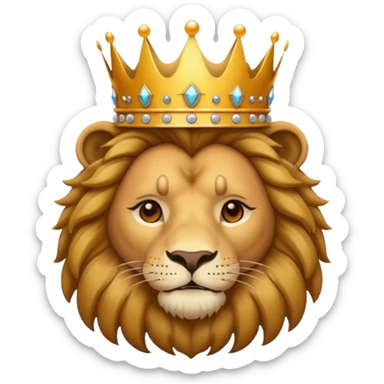 Lion weating sticker