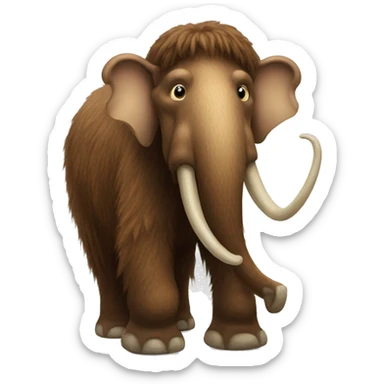 wooly mammoth sticker
