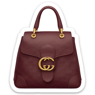 Gucci bag Burgundy sticker