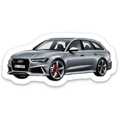 Audi rs6  sticker
