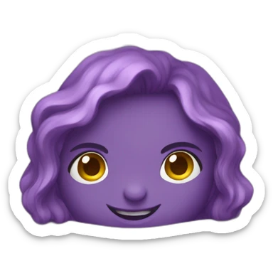 Libro de color morado sticker