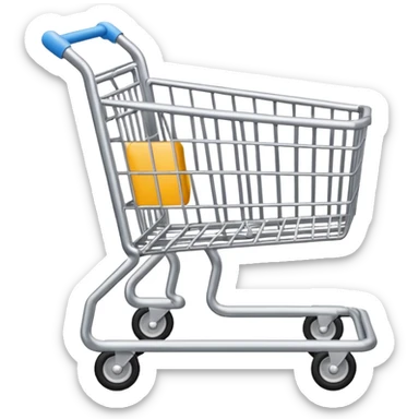 carrito de compras sticker