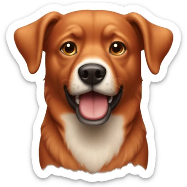 red dog sticker