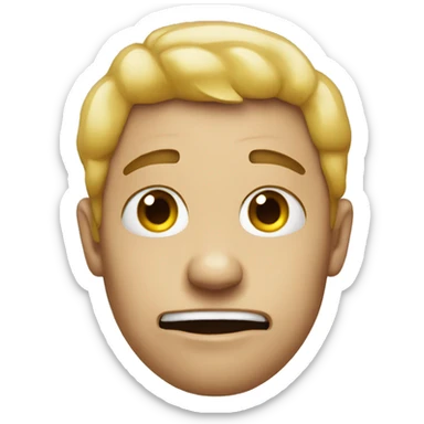 discomfort strange weird sticker