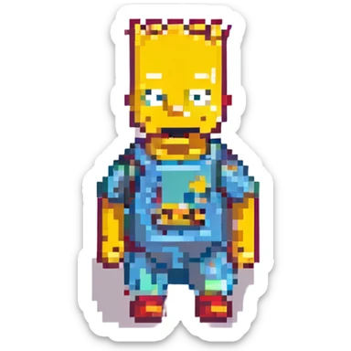 Bart Simpson sticker