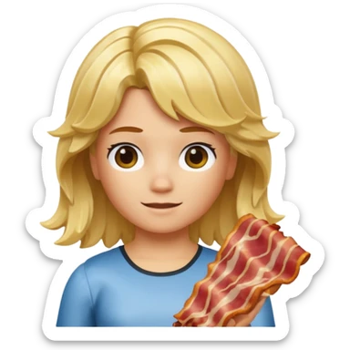hair bacon roblox sticker