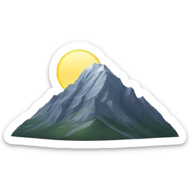 Mountain sticker