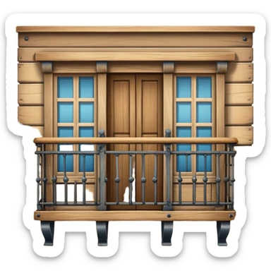 Balcony sticker