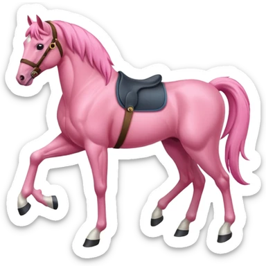 Caballo rosado sticker