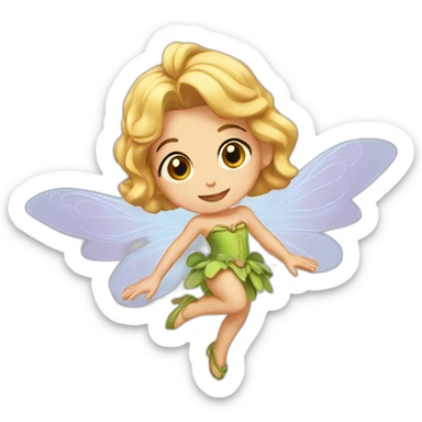 Fée clochette sticker