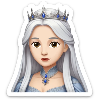 queen rhaenyra targaryen from house of the dragon sticker