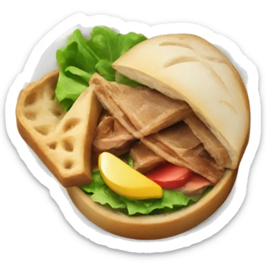 Gourmet lunch  sticker