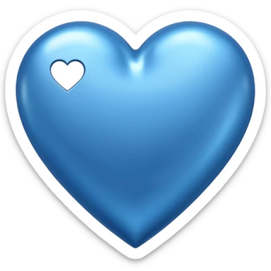 Corazón frío azul sticker