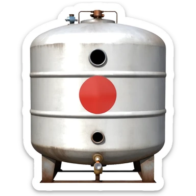 1000 gal residential propane tank white sticker