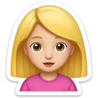 Niña colocha sticker