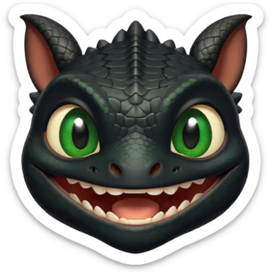 How to train your dragon toothless sticker