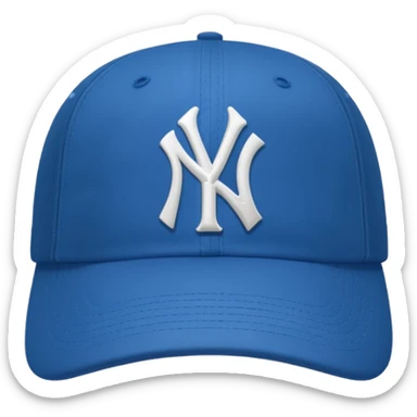 gorra blue yankee sticker