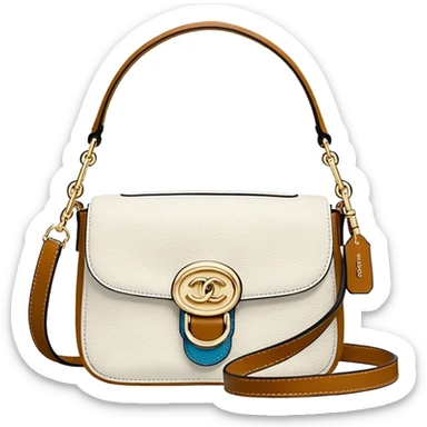 make a coach bag with the logo make it a terry mini crossbody bag sticker