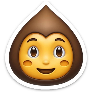 Omino di pan di zenzero con solo glassa bianca  sticker