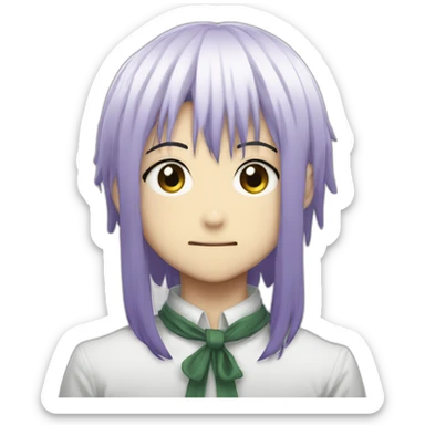 kilua from hunter x hunter sticker