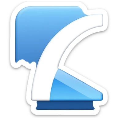 White line that is turning up no thats blue you stupid idiot sticker