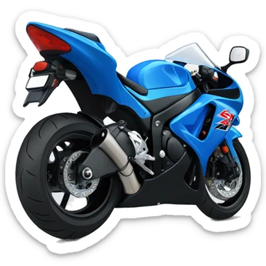 Suzuki GSX-R 600 K7 blue  sticker