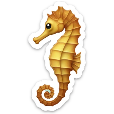 Seahorse sticker