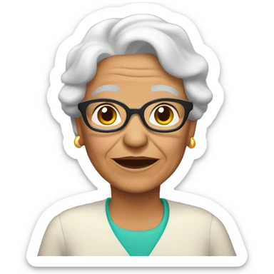 buenos días abuela  sticker