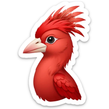 Make a red drinking  coquette  sticker