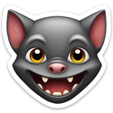Vampire bat sticker